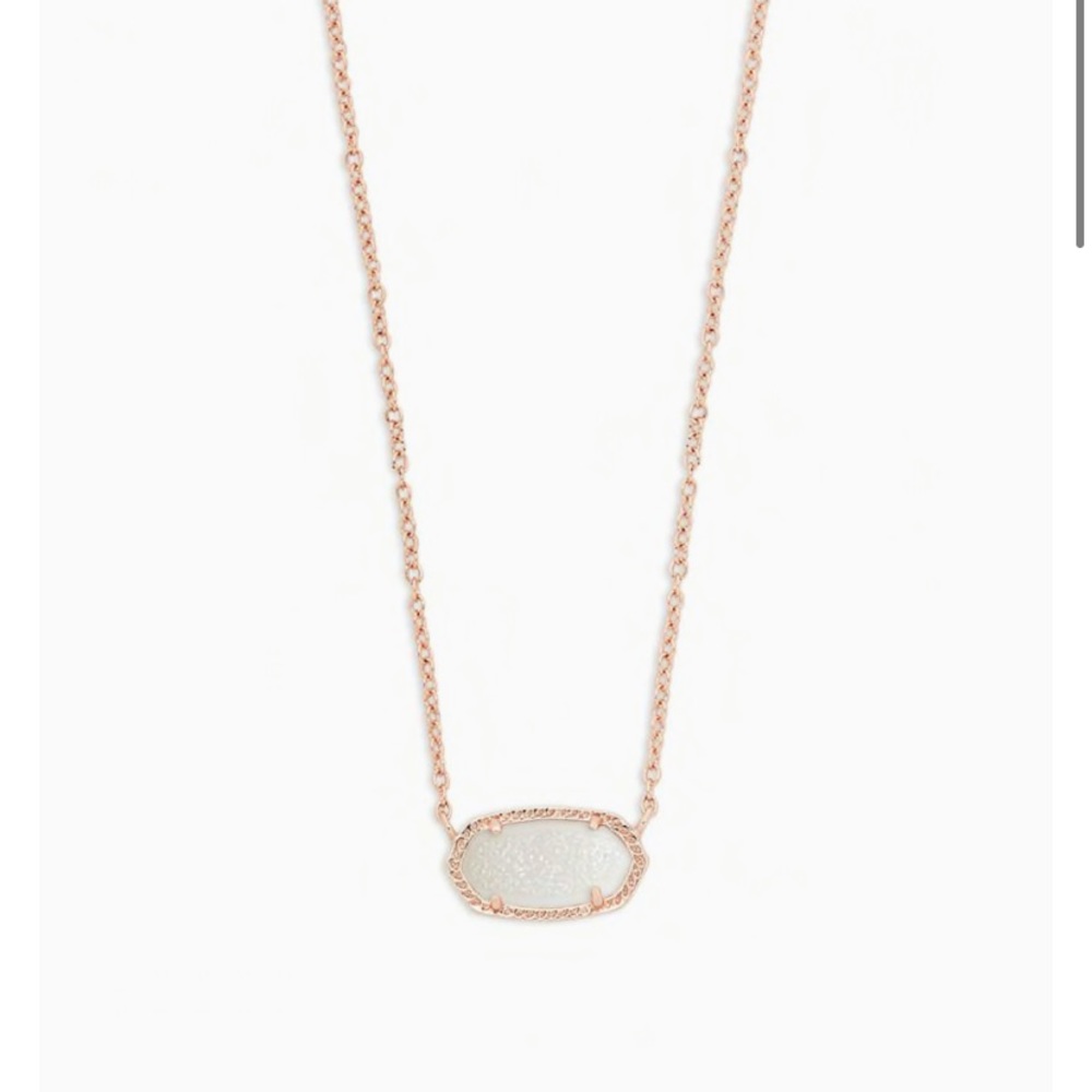 Kendra Scott rose gold necklace!